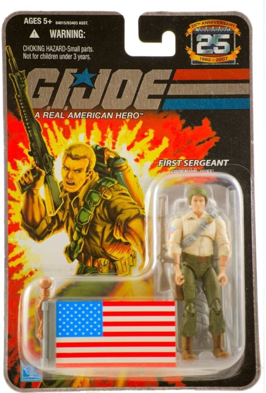 Hasbro GI Joe 25th Anniversary Duke Action Figure 3.75 Inches