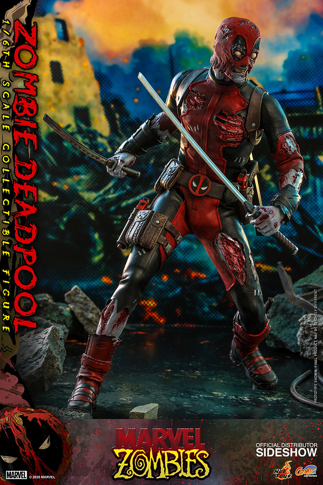コミック マスターピース MARVEL ZOMBIE DEADPOOL Hot Toys Comic Masterpiece Series - Marvel Zombies Zombie Deadpool