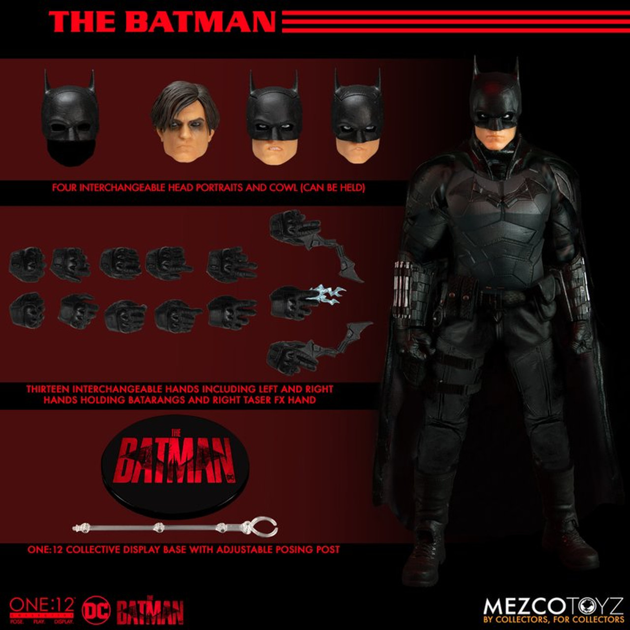 色移り有り mezco メズコ バットマン one12collective batman - 通販