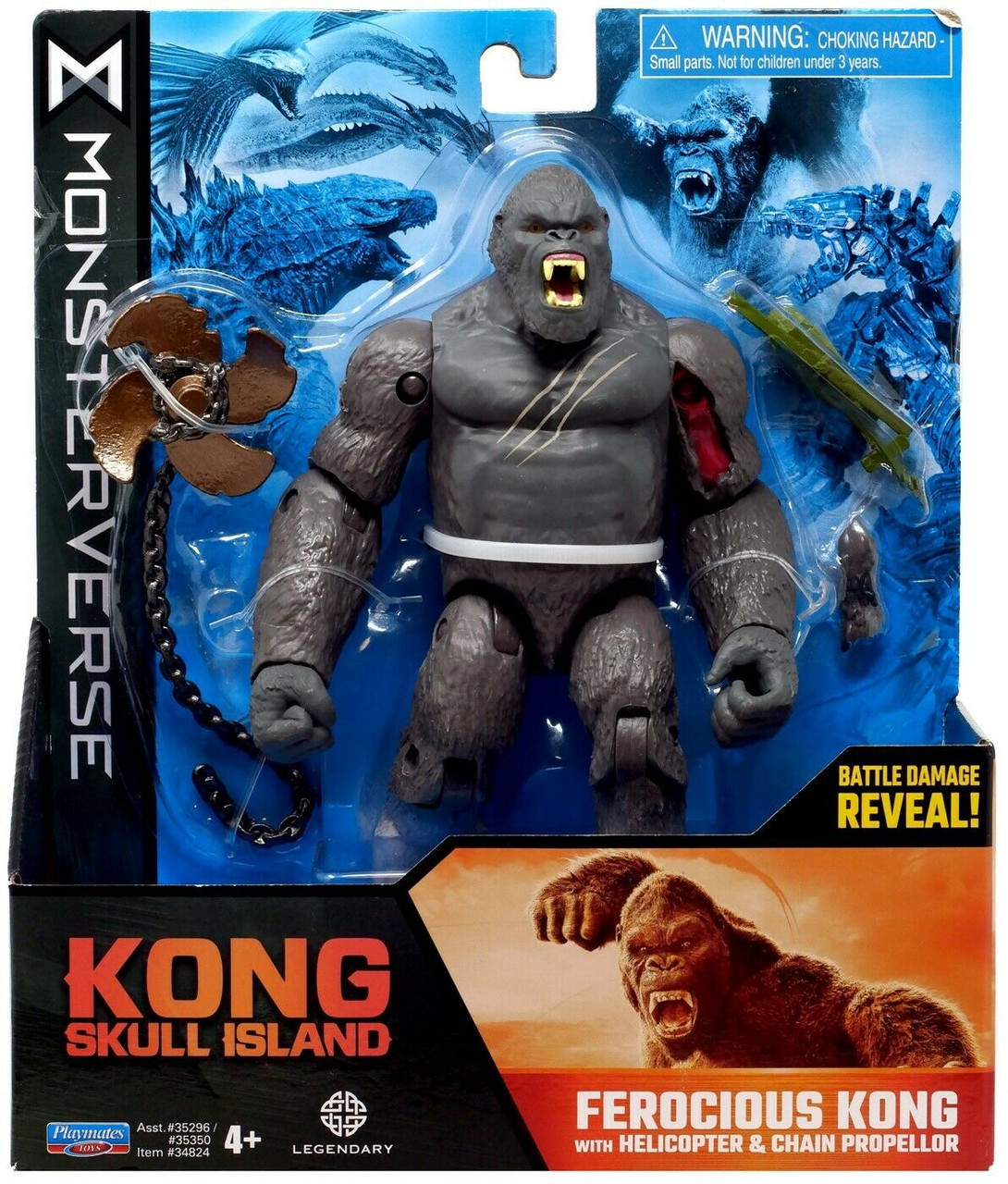 Playmates Monsterverse 6in Ferocious Kong action figure