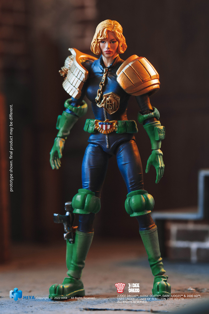 HIYA 2000 AD Judge Anderson Exquisite Mini Action Figure