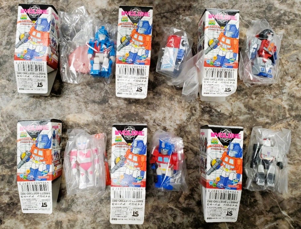 Takara Transformers Myclone Series 1 complete set of 6 mini figures