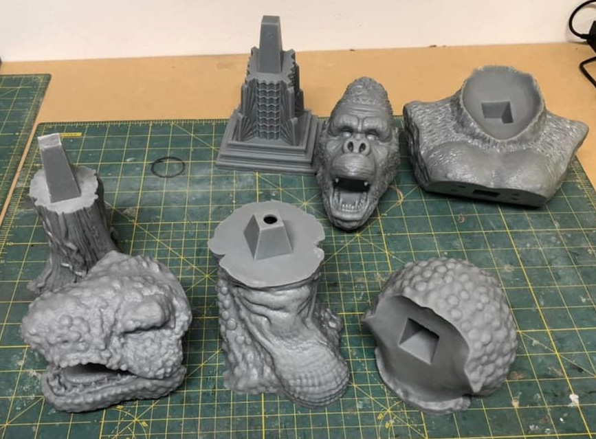 King Kong 1933 Busts Resin Model Kit Set