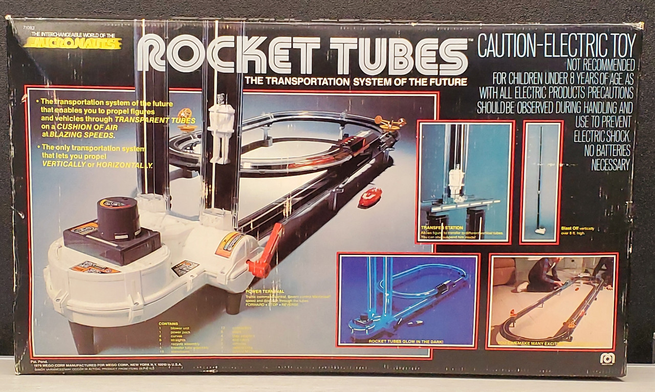 Mego Micronauts Rocket Tubes Playset