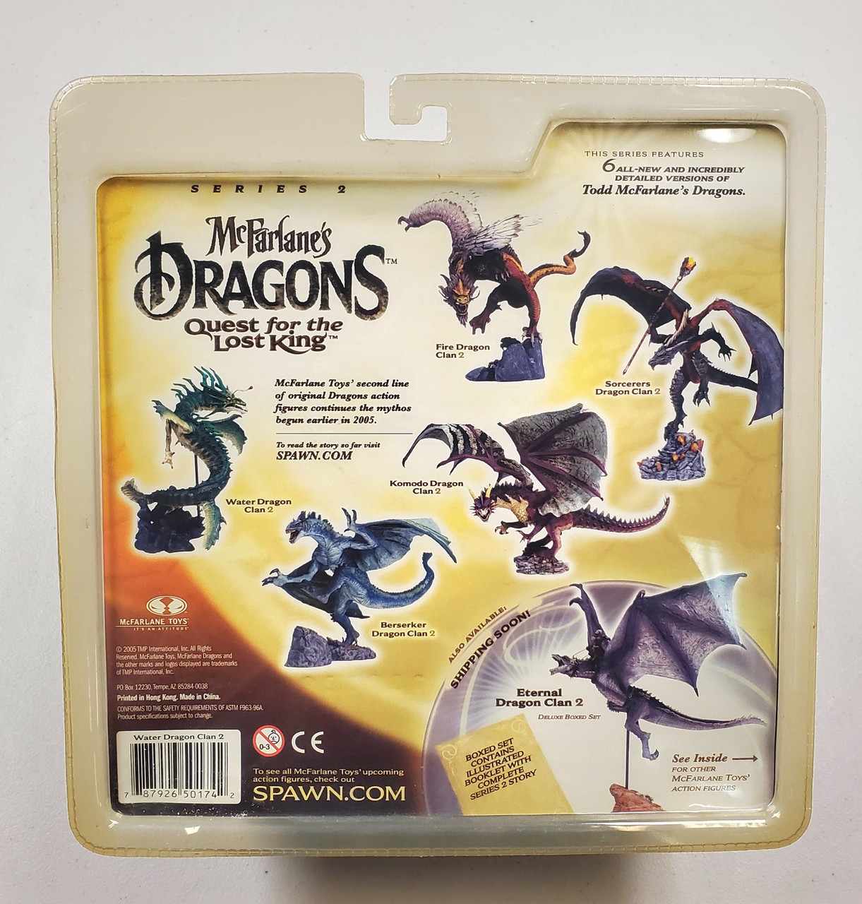 McFarlane's Dragons Quest for the Lost King Water Clan Dragon