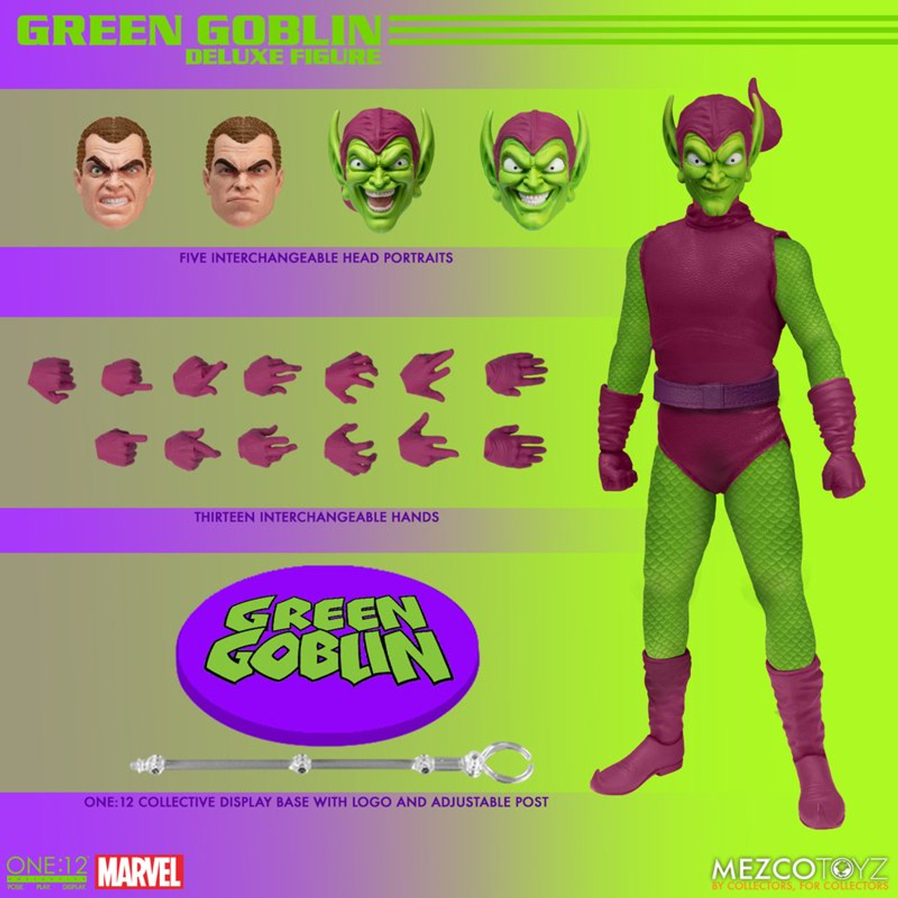 アメコミ mezcoone:12collective green goblin MEZCO One:12 Collective Green Goblin - Deluxe Edition
