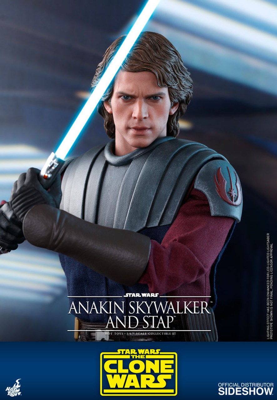 Hot Toys Star Wars Clone Wars Anakin Skywalker & STAP Action Figure - US