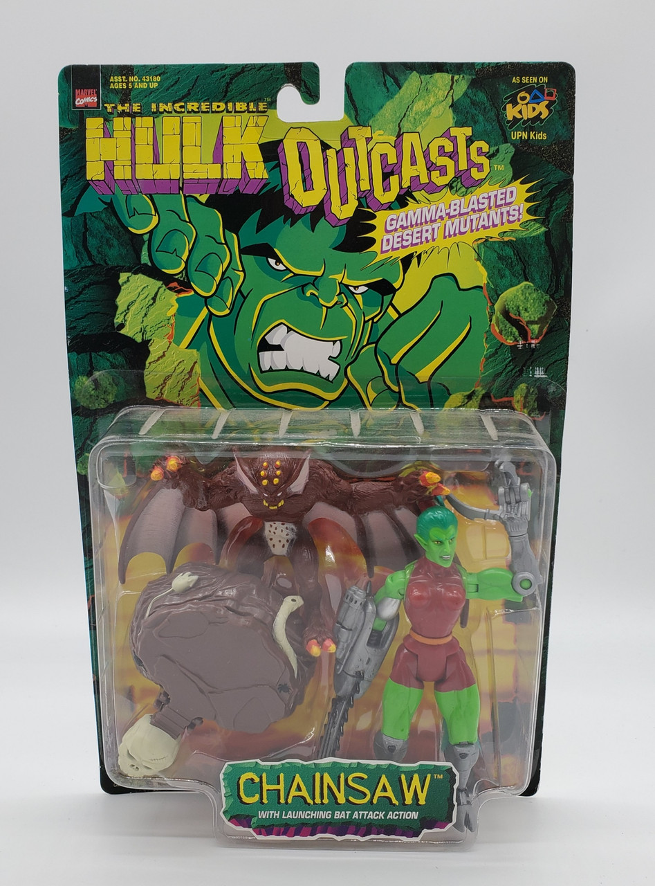 ToyBiz Hulk Animated Series Outcasts Chainsaw Action Figure