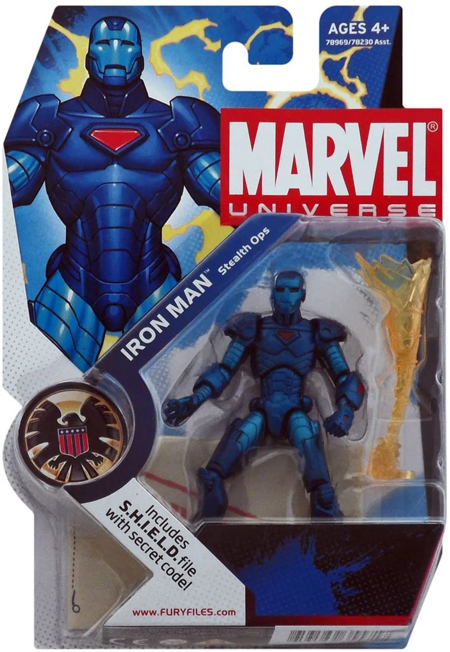 Marvel Universe Series 1 #09 Iron man Stealth Ops 3.75 Inch Action Figure