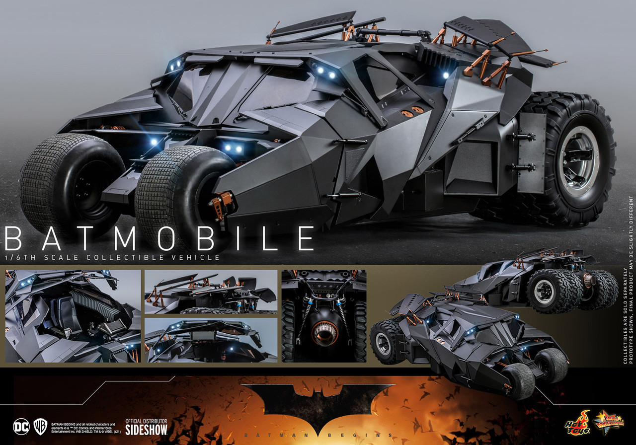 Batman Begins - Mattel - Batmobile / Gotham City (Tumbler