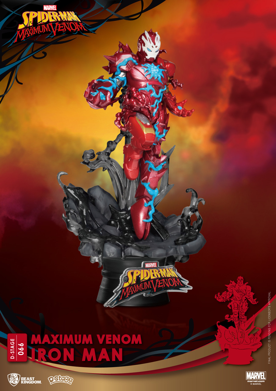 MAXIMUM VENOM DS-066 IRON MAN D-STAGE SER 6IN STATUE