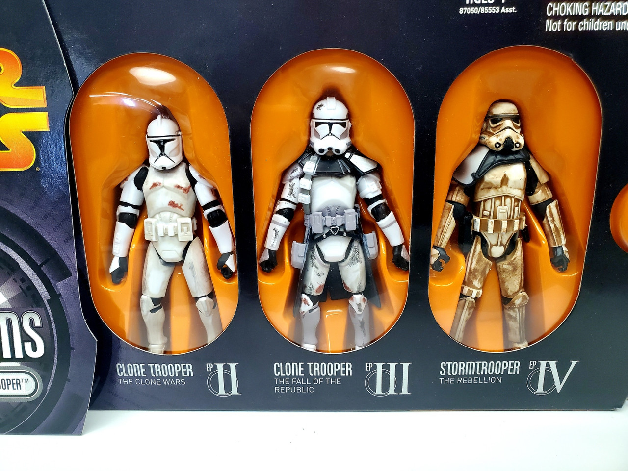 Hasbro Star Wars Evolutions Clone Trooper to Stormtrooper Action