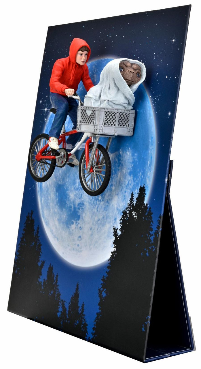 E.T. Bicycle フィギュア E.T. 40th Anniversary Elliot & E.T. on Bicycle 7″ Scale
