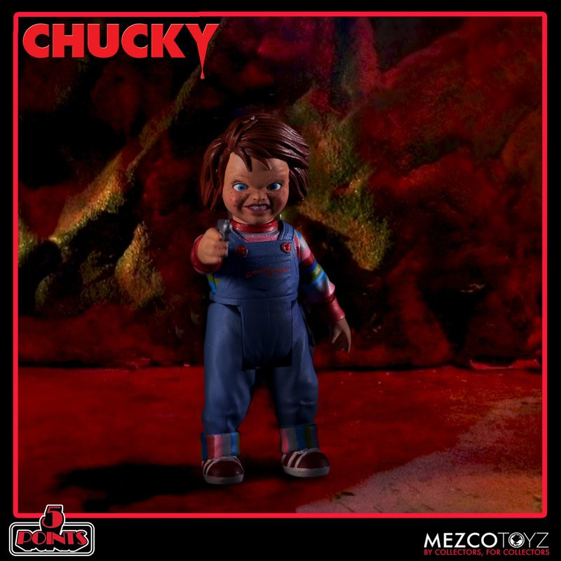 Mezco 5 Points Chucky Deluxe Figure Set