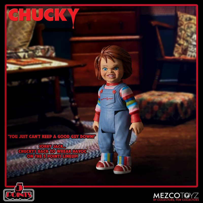 Mezco 5 Points Chucky Deluxe Figure Set