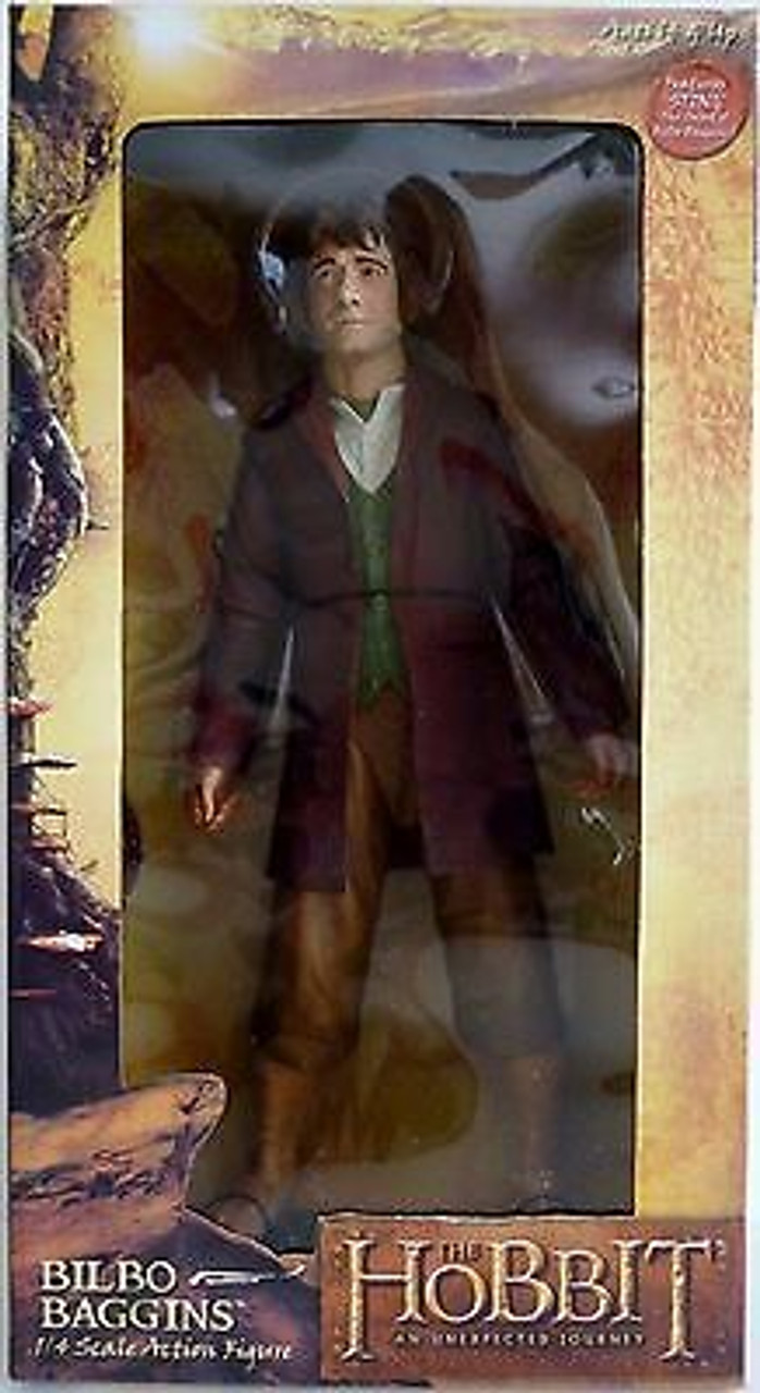 NECA Gollum The Hobbit Bilbo Baggins 1/4 scale action figure