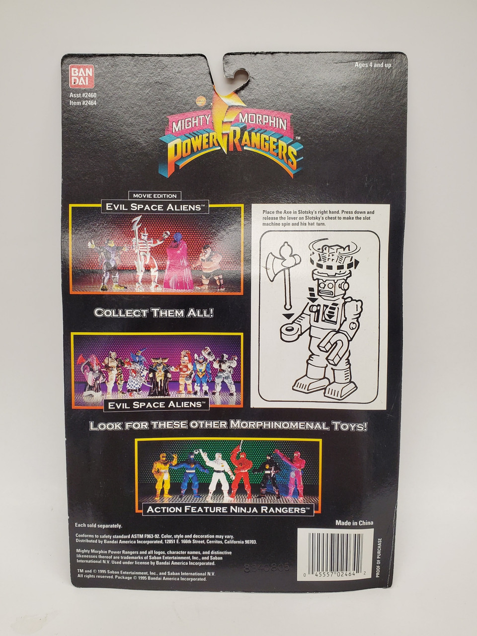 FIGURINE VINTAGE PVC Bandai 1993 Power Rangers Evil Space Alien Squatt FIGURINE VINTAGE PVC Bandai 1993 Power Rangers Evil Space Alien Squatt
