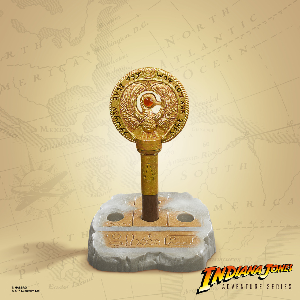 Hasbro Indiana Jones Adventure Series Staff of Ra Headpiece