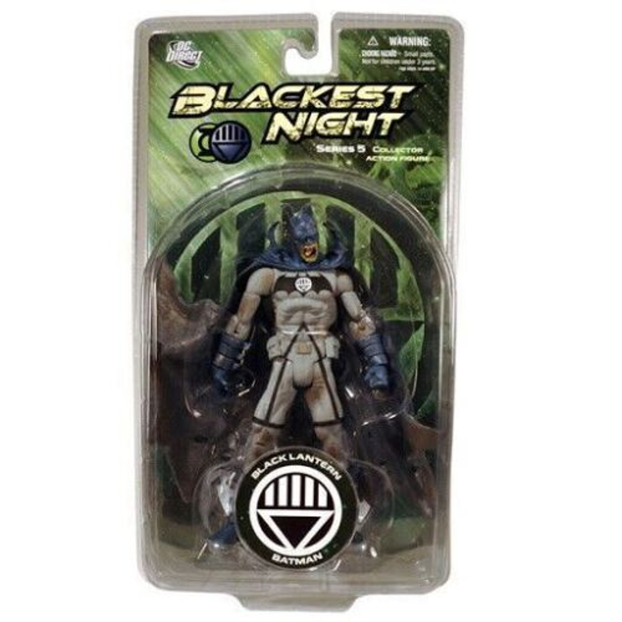 DC Direct Green Lantern Blackest Night Series 5 Black Lantern Batman action  figure