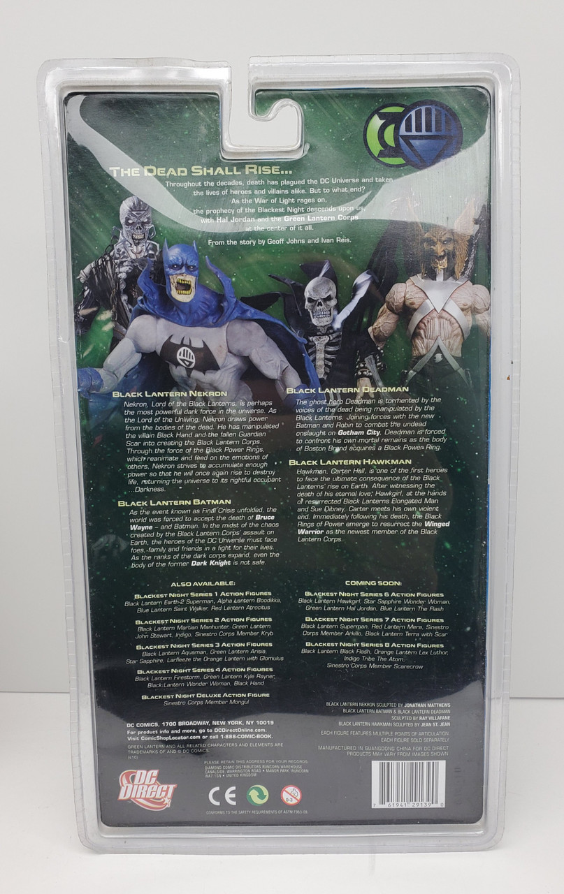 DC Direct Green Lantern Blackest Night Series 5 Black Lantern