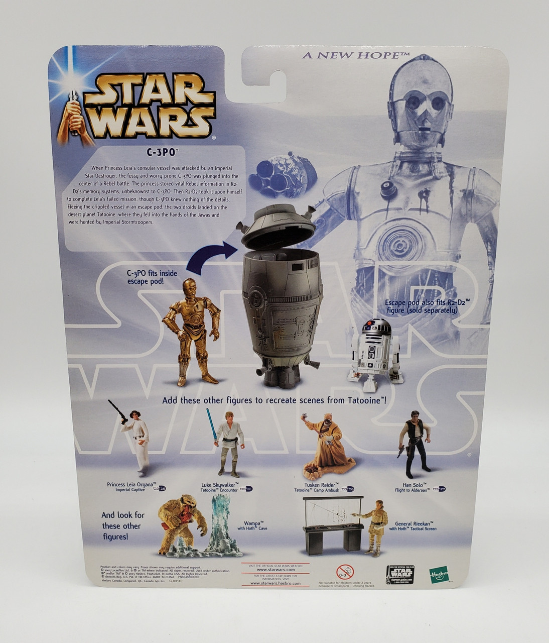 Hasbro Star Wars ANH Tatooine Escape C-3PO with Escape Pod