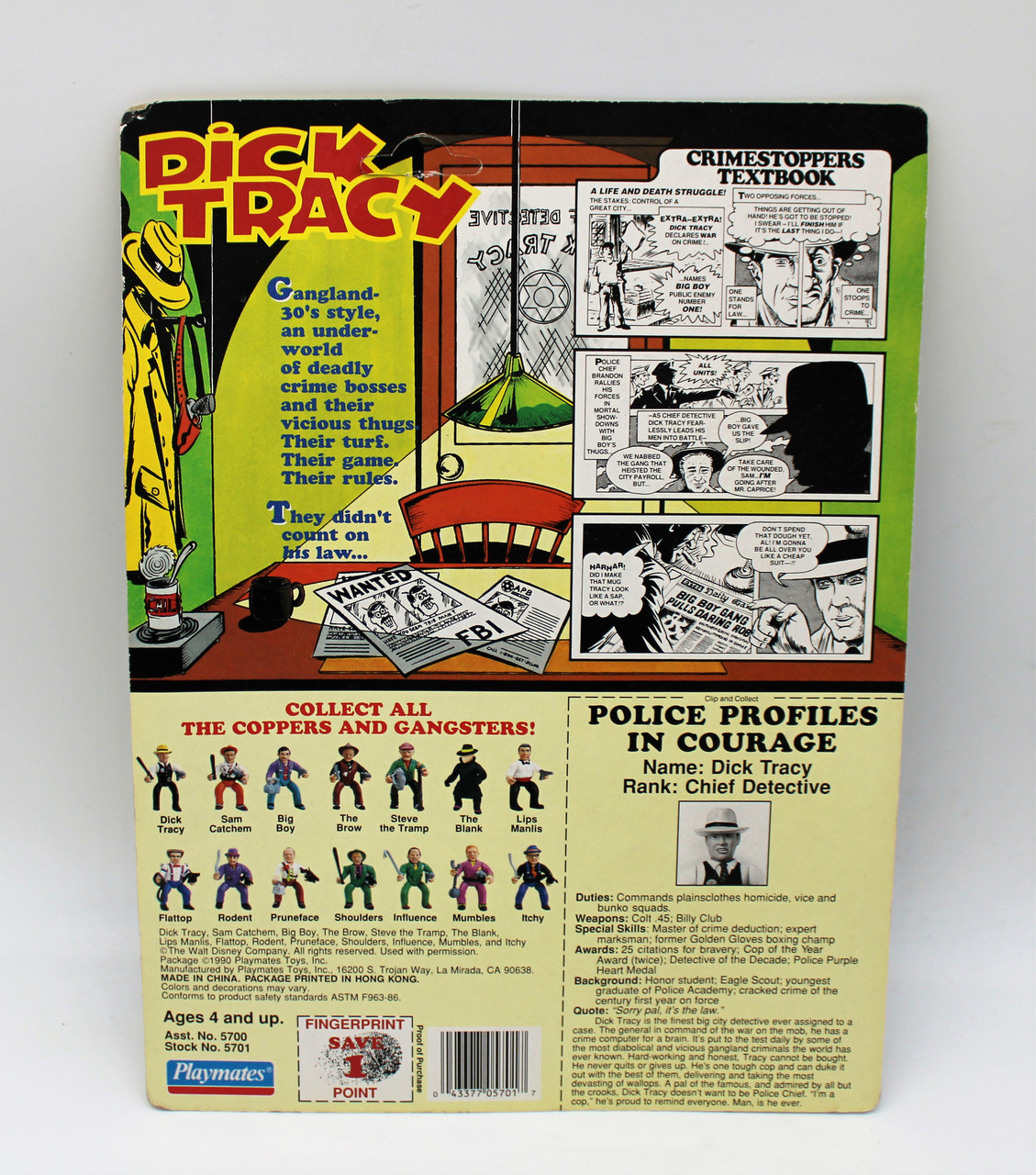 Playmates Dick Tracy action figure