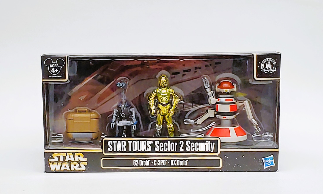 Disney Figurine Set - Star Wars Collectible Figures - Prequel Collection - Disney Parks / Star Tours Packaging