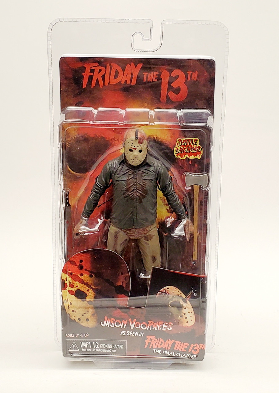 NECA Friday the 13th The Final Chapter Jason Voorhees Battle Damaged Action  Figure