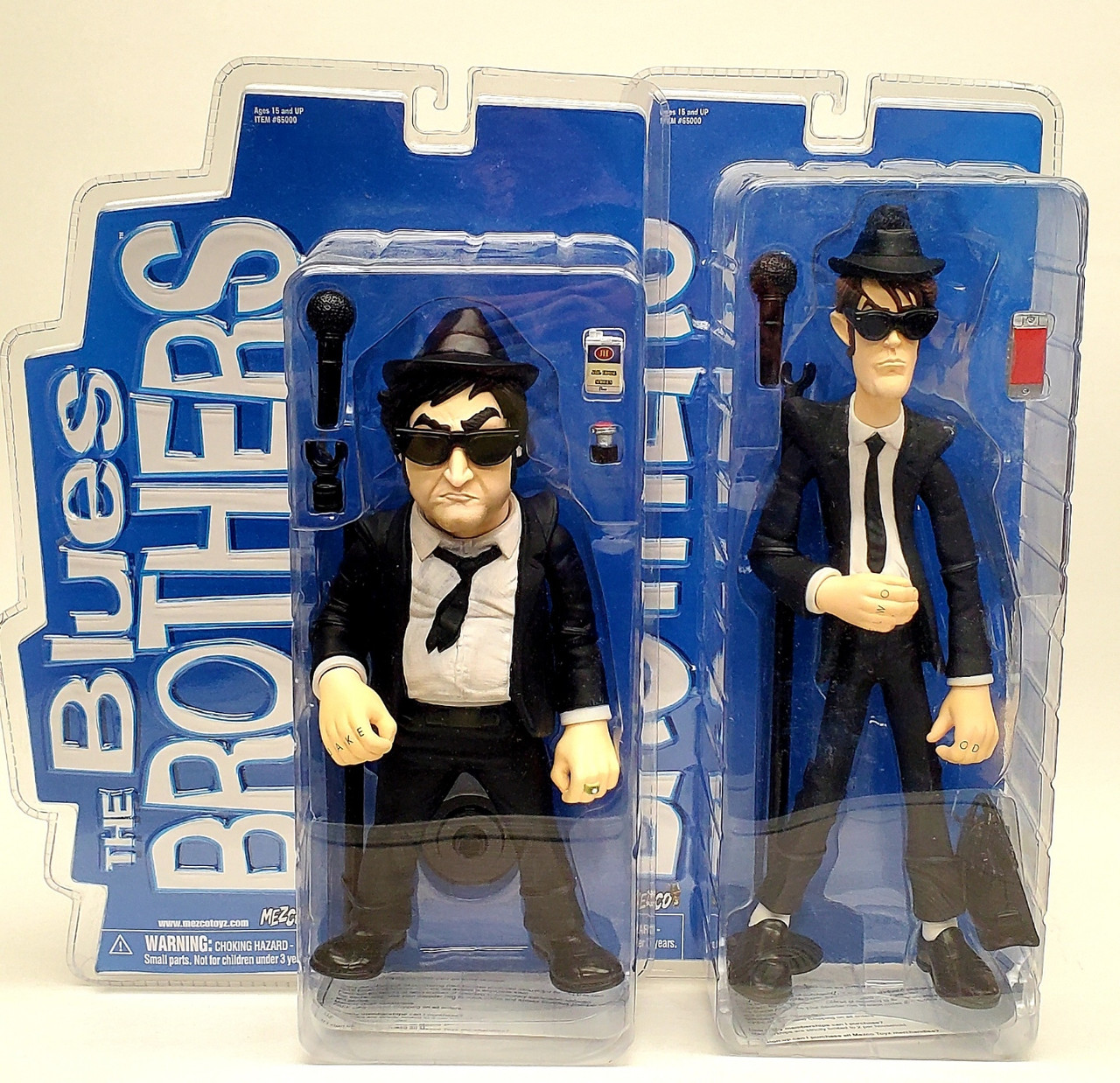 Mezco The Blue Brothers Jake and Elwood figure set