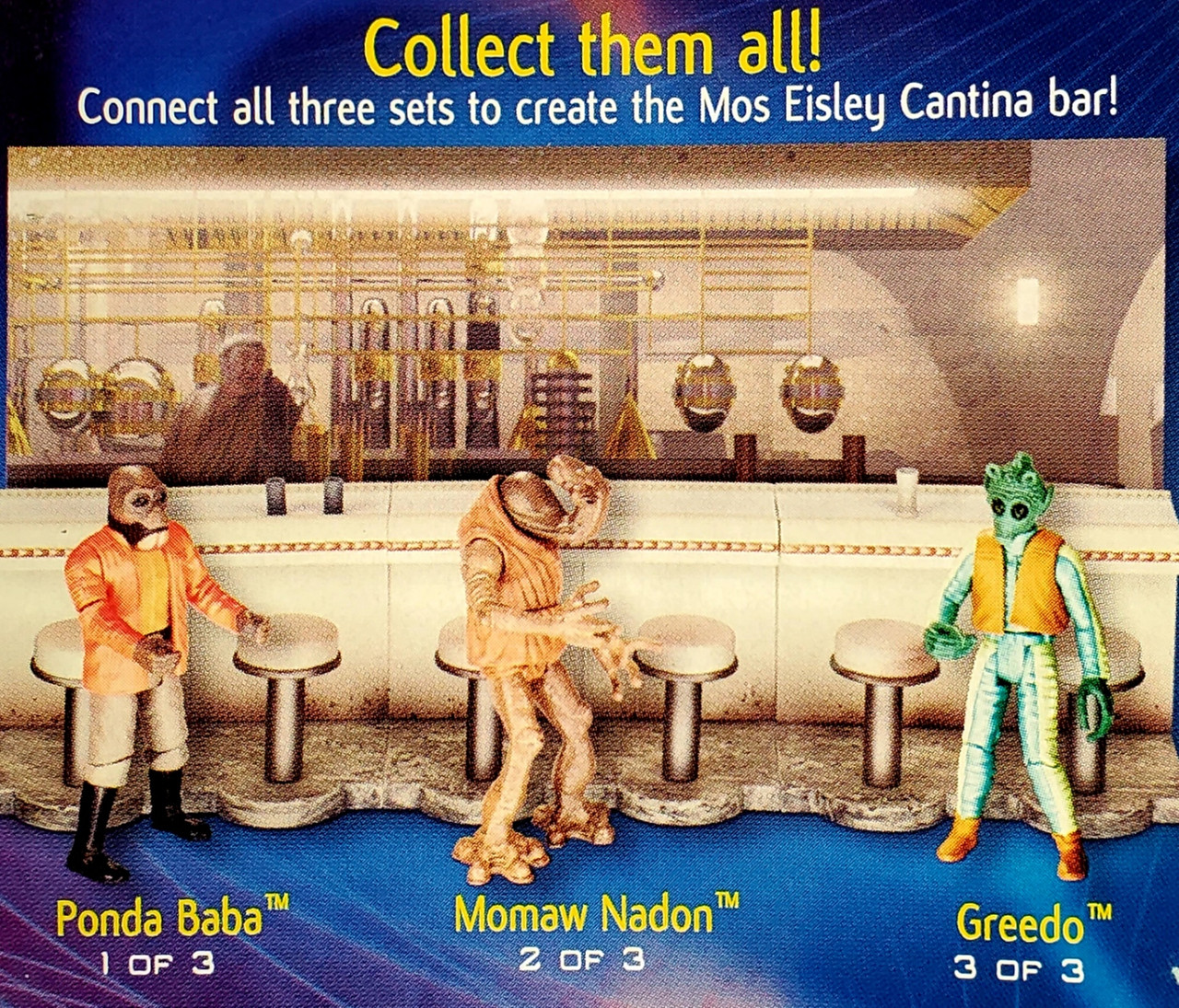 CUSTOM STAR WARS CANTINA STYLE BAR AND DISPENSERS SET for 3.75 figure  diorama