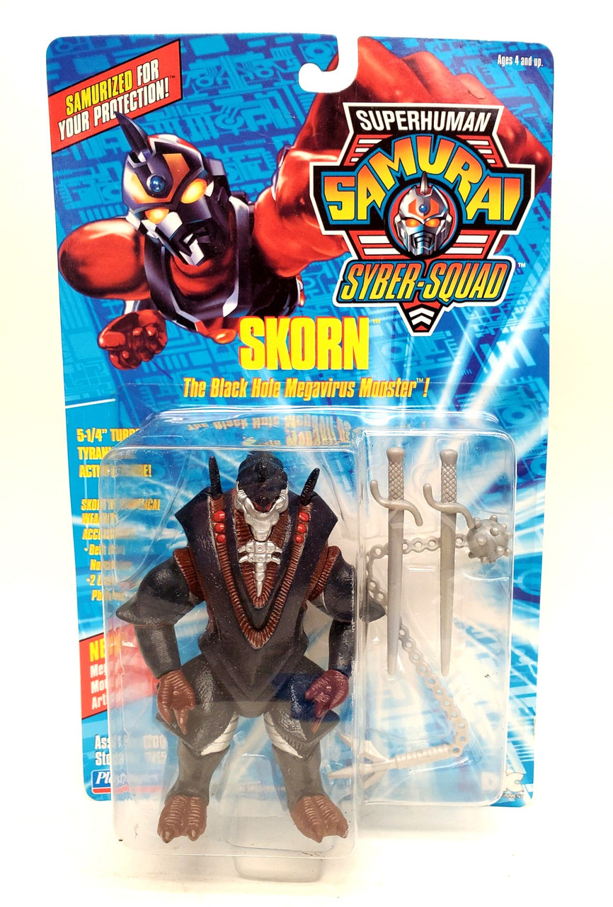 スーラーマン様 Playmates Superhuman Samurai Syber-Squad Skorn Action Figure