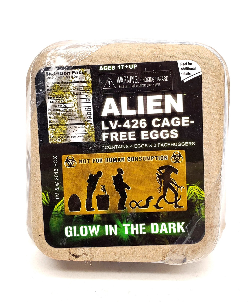 Alien LV-426 Cage Free Eggs in Carton 6 Eggs with 3 Facehuggers.