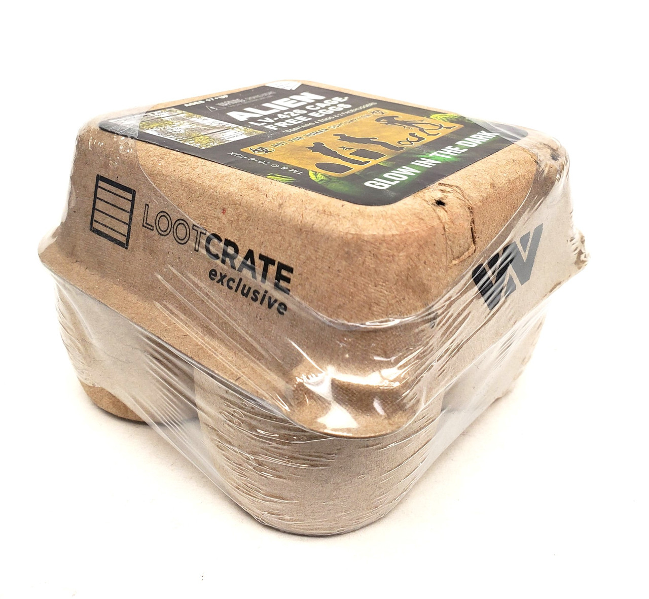 NECA Alien Egg Carton Glow-in-the-Dark Alien Eggs Accessory Pack (4 Pack)  Loot Crate Exclusive