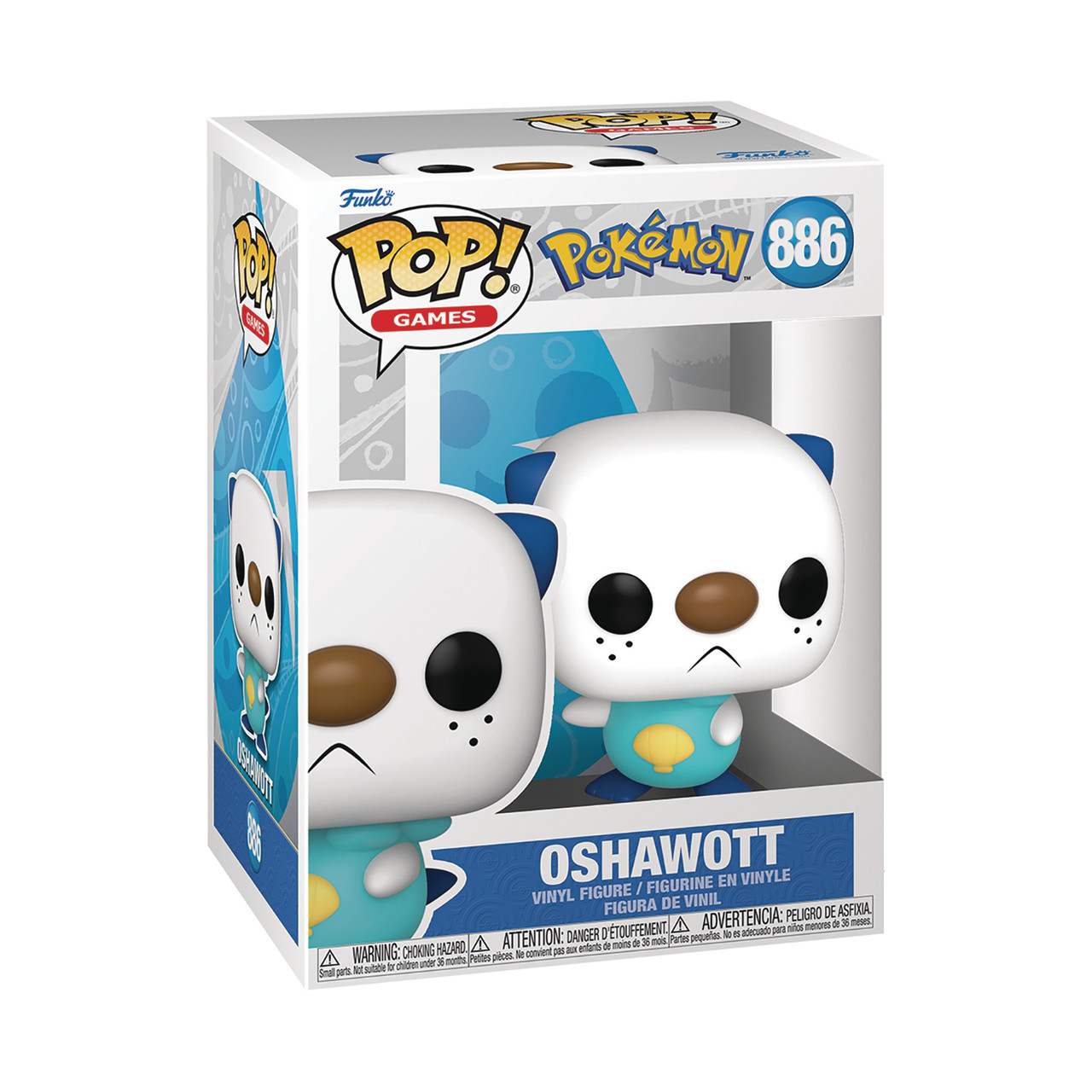 Funko Pop! Games Pokemon Oshawott #886