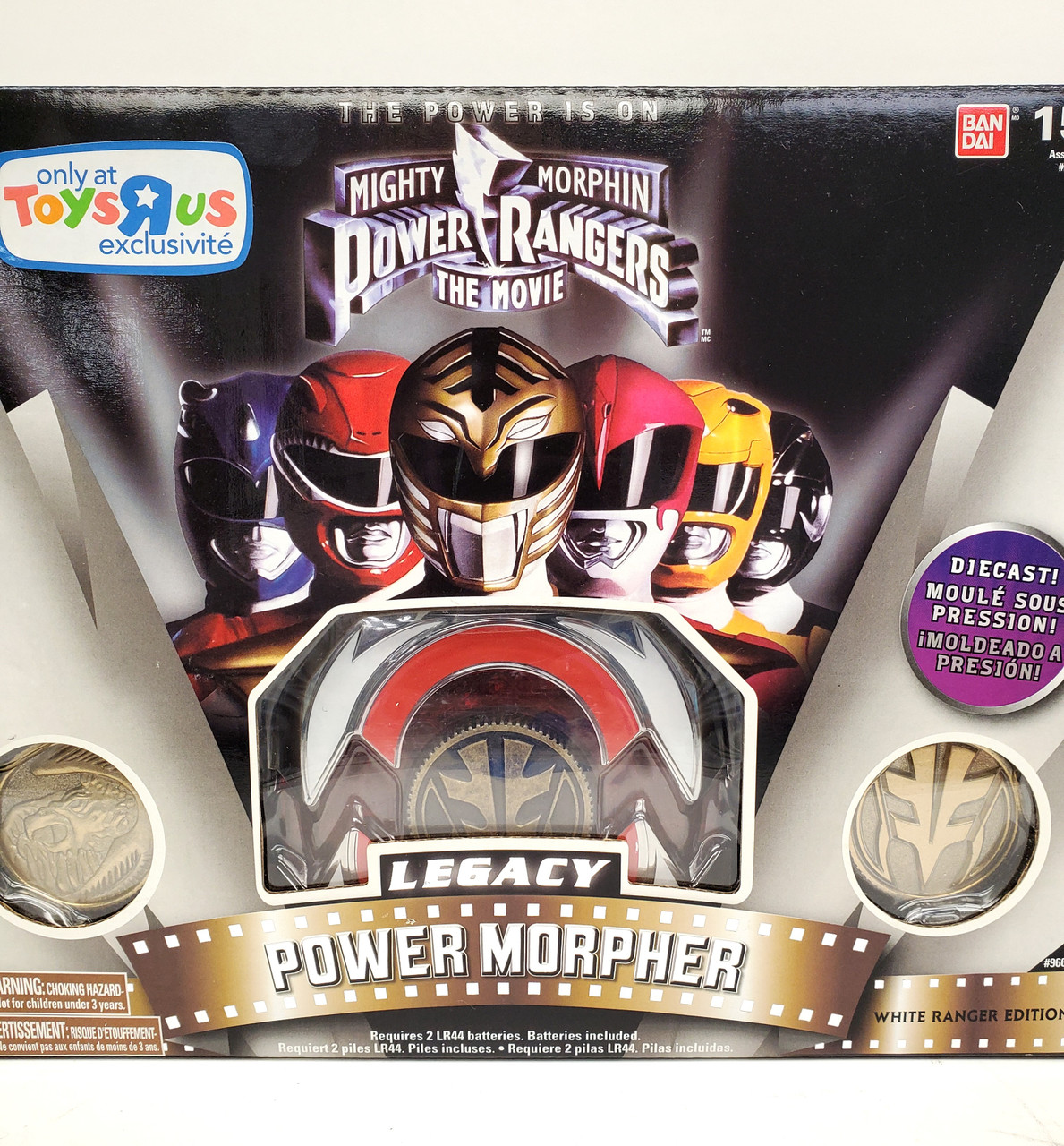 Power Rangers Mighty Morphin Legacy Die-Cast Coin Set Roleplay Toy