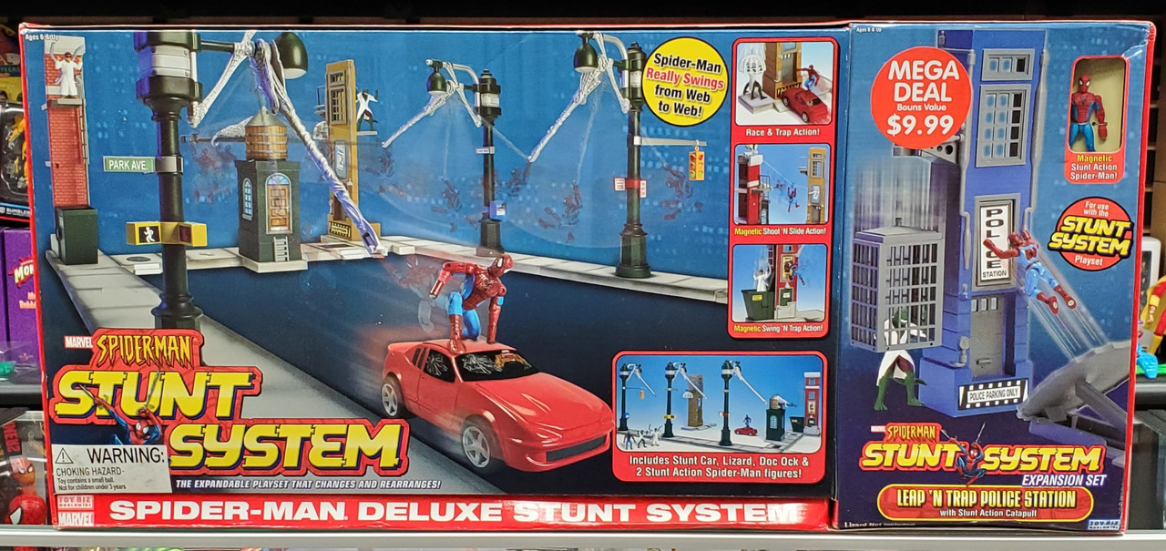 【SPIDER-MAN】スパイダーマン スタントシステム ビンテージトイ ToyBiz (2004) Spider-Man Deluxe Stunt System