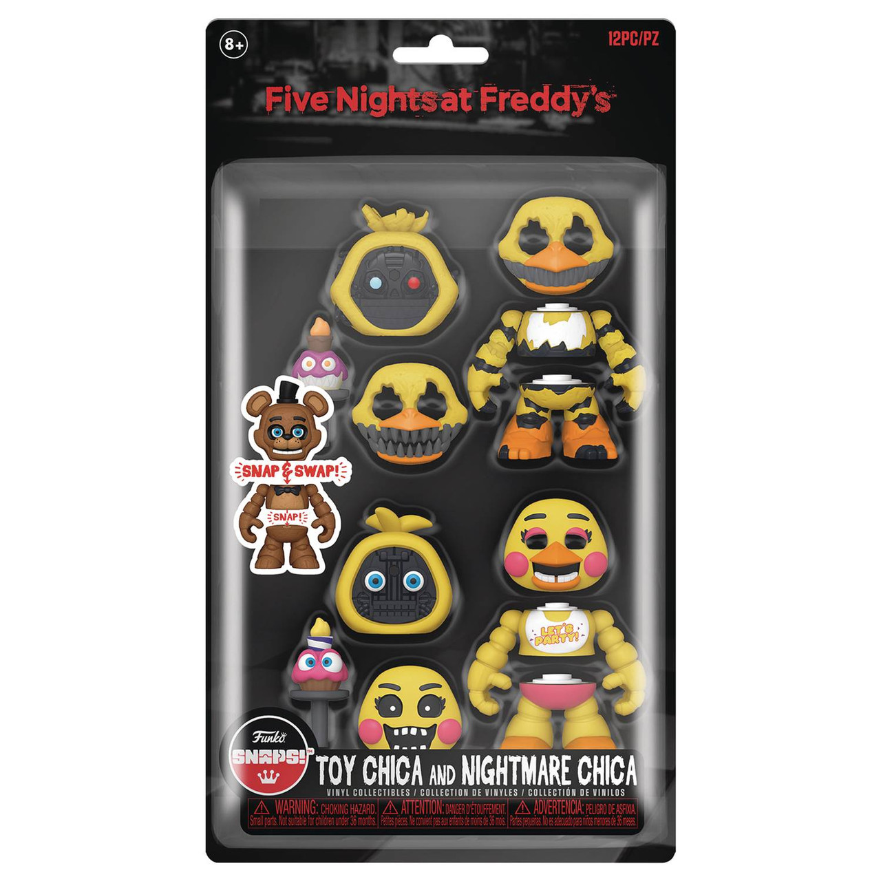 Funko Pop! Snaps: Five Nights at - Nightmare Chica and Toy Chica Figure