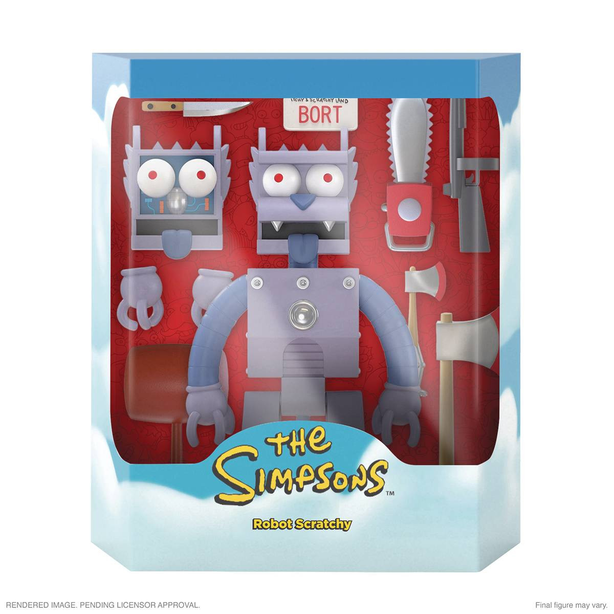 当時物SIMPSONSUPERBandit7サイズ7　1/2 Super7 The Simpsons Ultimates Poochie 7 Inch Action Figure Brown