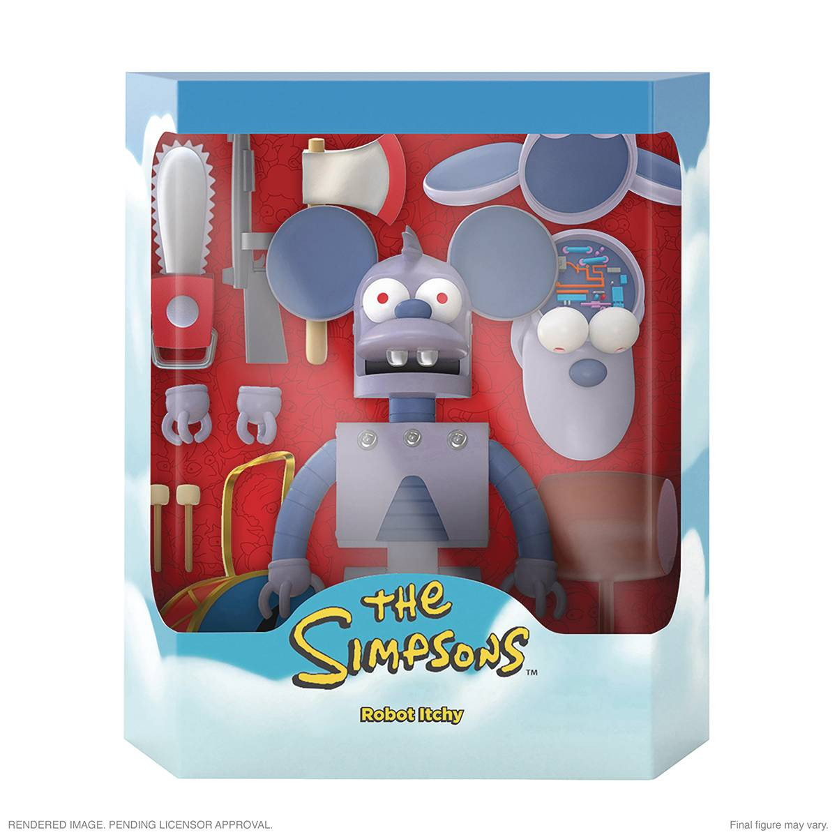 ザ・シンプソンズ　ロボット スクラッチー アクションフィギュア[スーパー7] Super7 The Simpsons Ultimates Robot Itchy and Scratchy Set