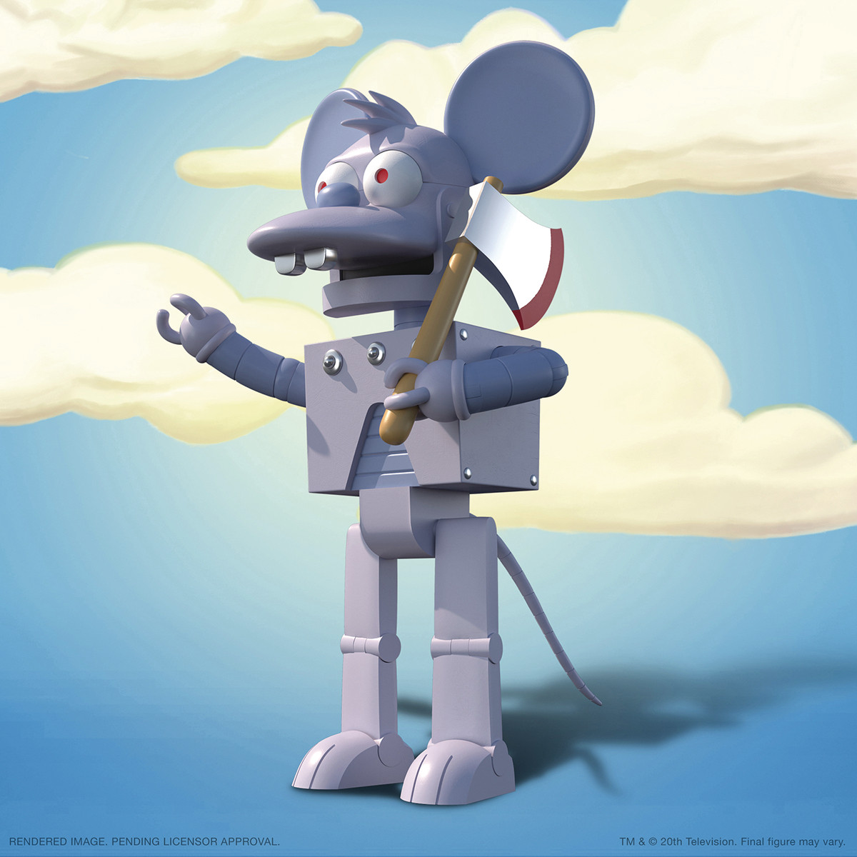 Super7 The Simpsons Ultimates Robot Itchy and Scratchy Set