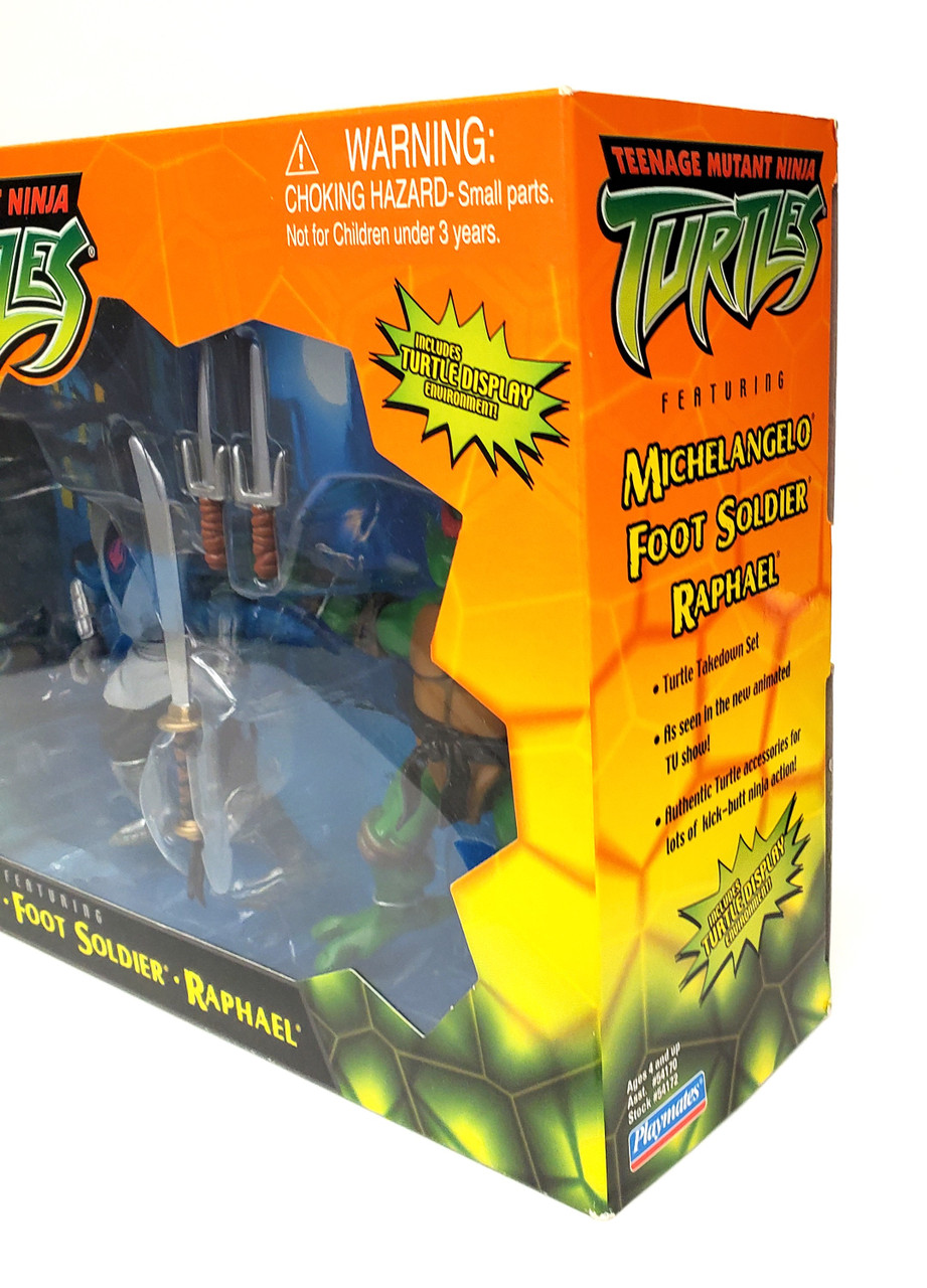 Playmates (2002) FOX TMNT Turtle Takedown Action Figure Box Set