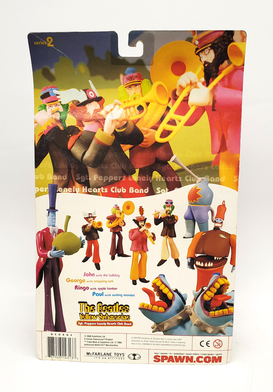 McFarlane The Beatles Sgt Peppers George with Snapping Turk action