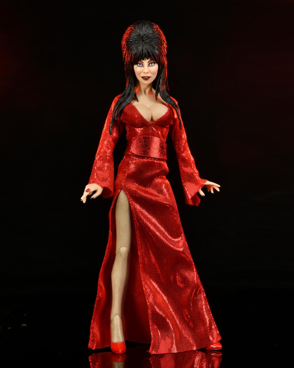 NECA Elvira – 8” Clothed Action Figure – Elvira “Red, Fright, and Boo”