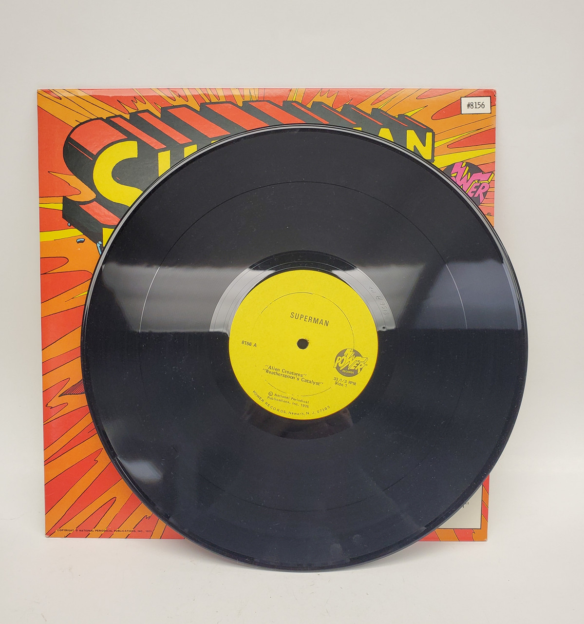 Power Records (1975) Superman Record #8156