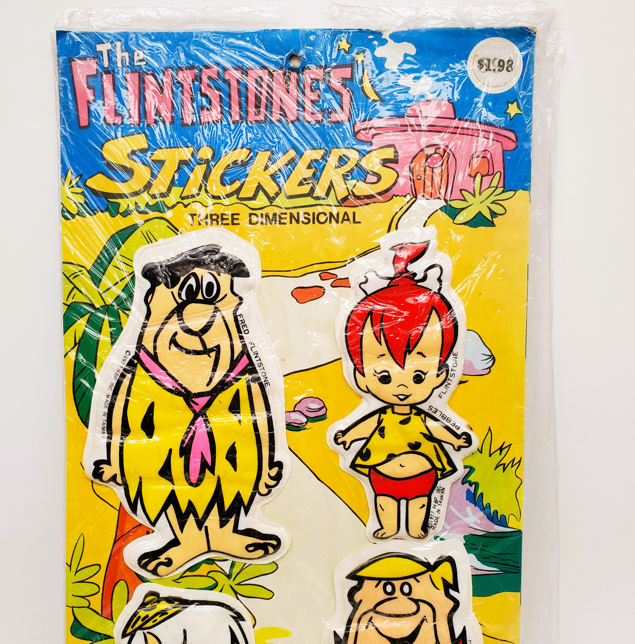 The Flintstones 1977 Puffy Stickers 6713