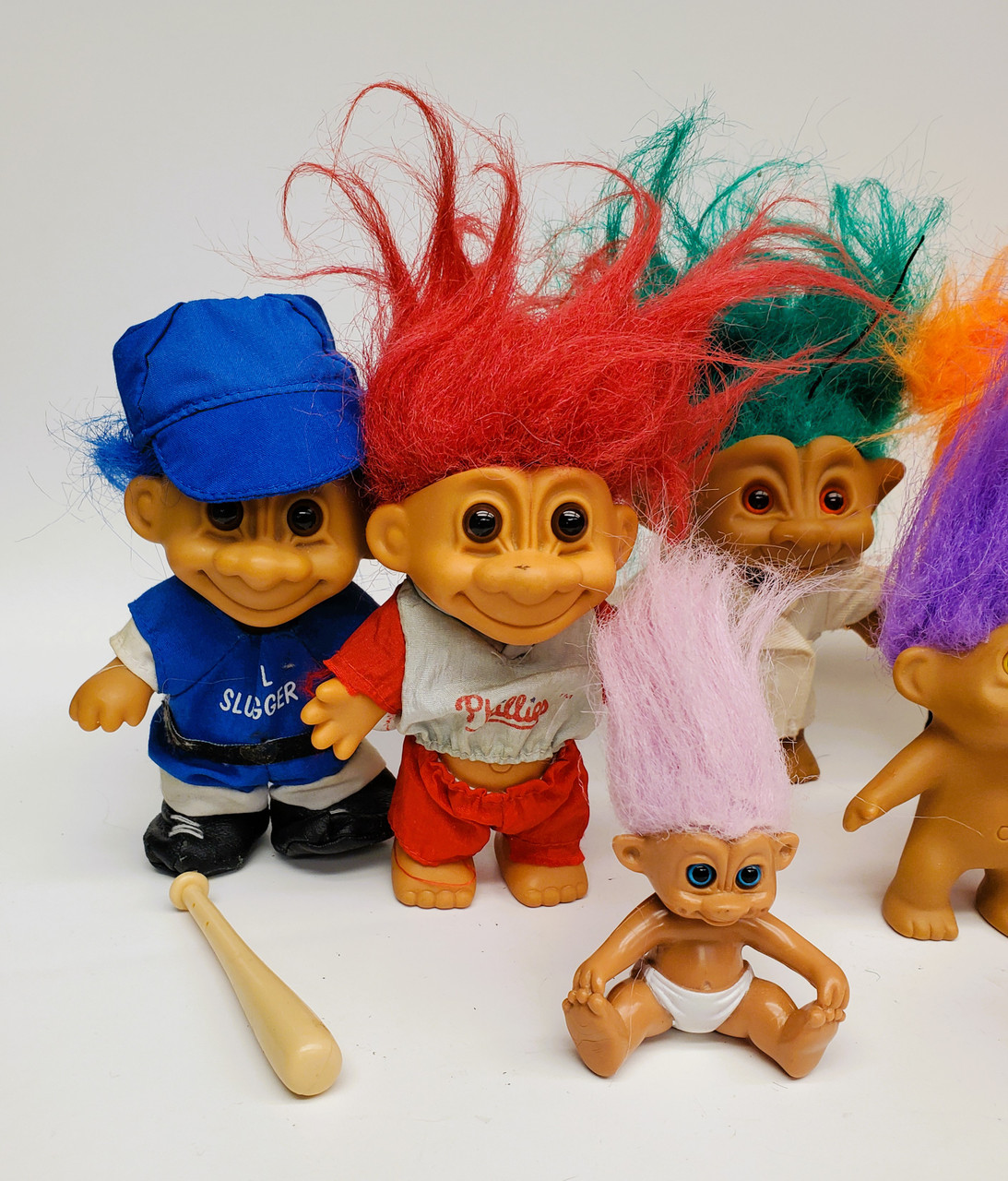 Russ Troll toy lot troll figures! (no package) - Main Image