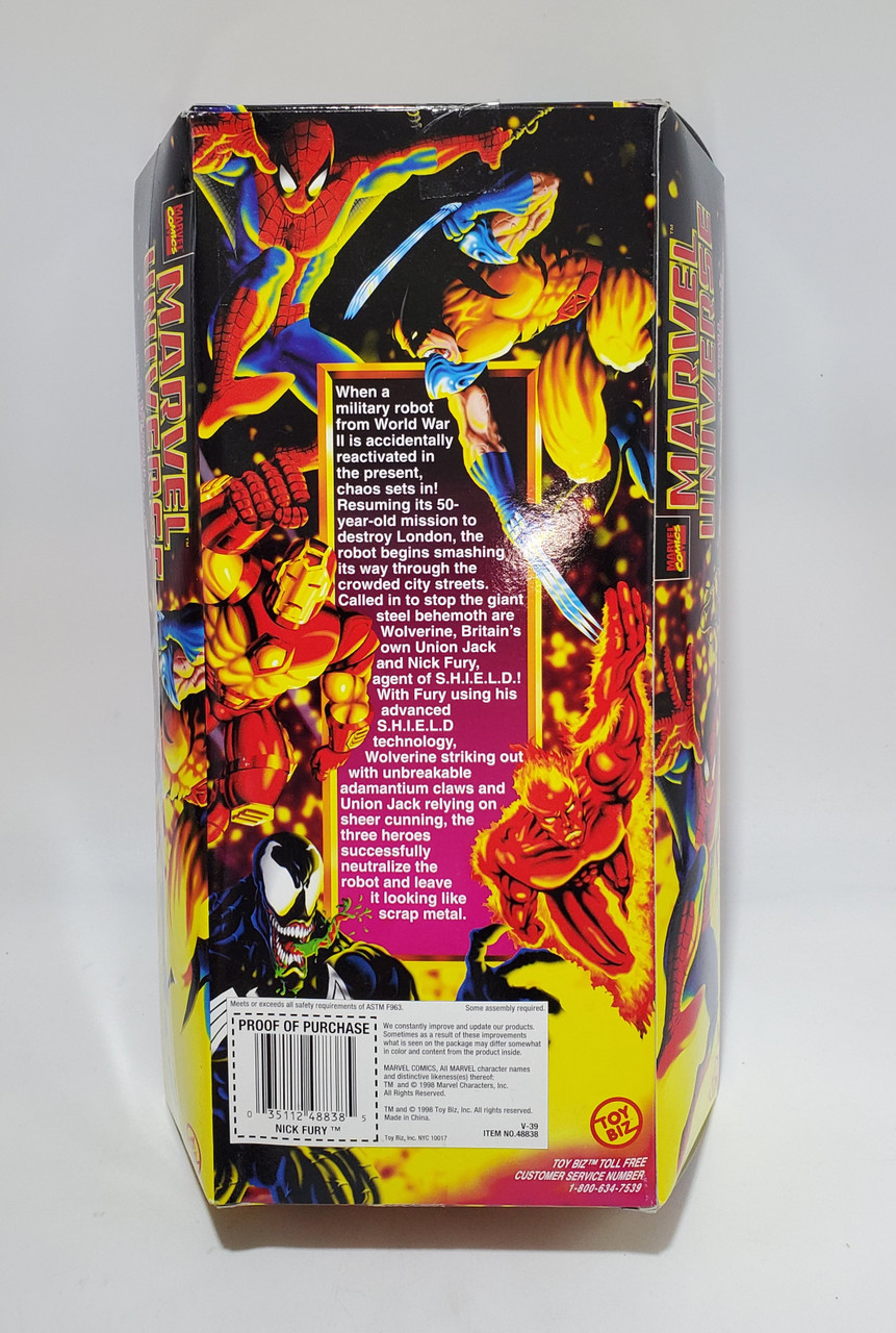 fig様 ToyBiz (1997) Marvel Universe Nick Fury 10