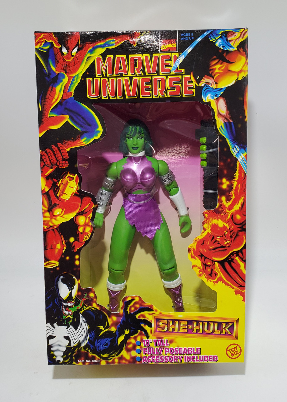 コミック・アニメ (1997) Marvel She-Hulk Action Figure ToyBiz (1997) Marvel Universe She-Hulk 10