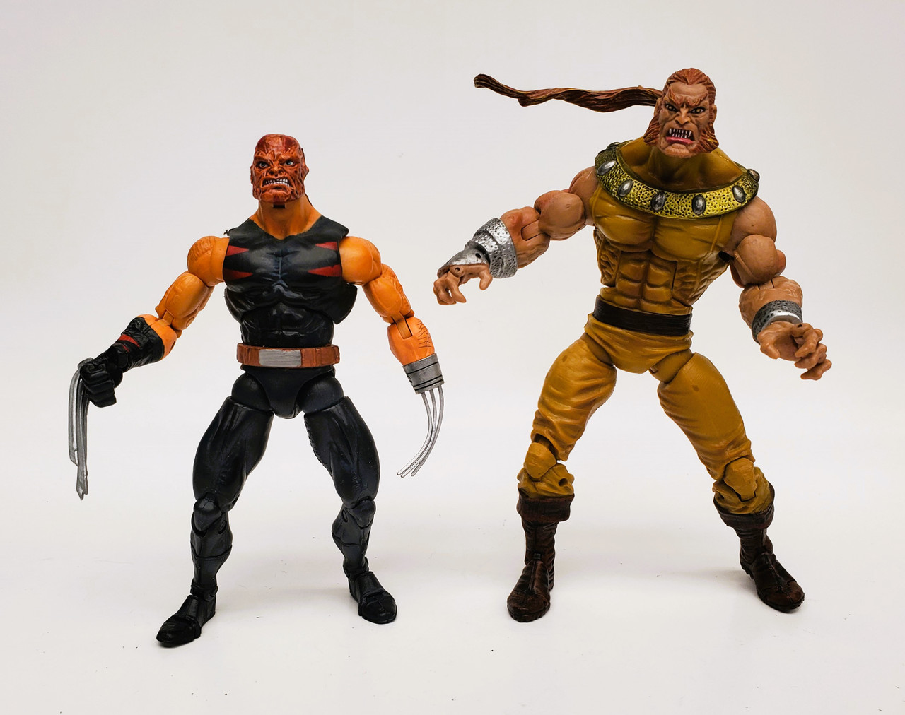 ToyBiz Marvel Legends Age of Apocalypse Wolverine variant and ToyBiz Marvel Legends Age of Apocalypse Wolverine variant and