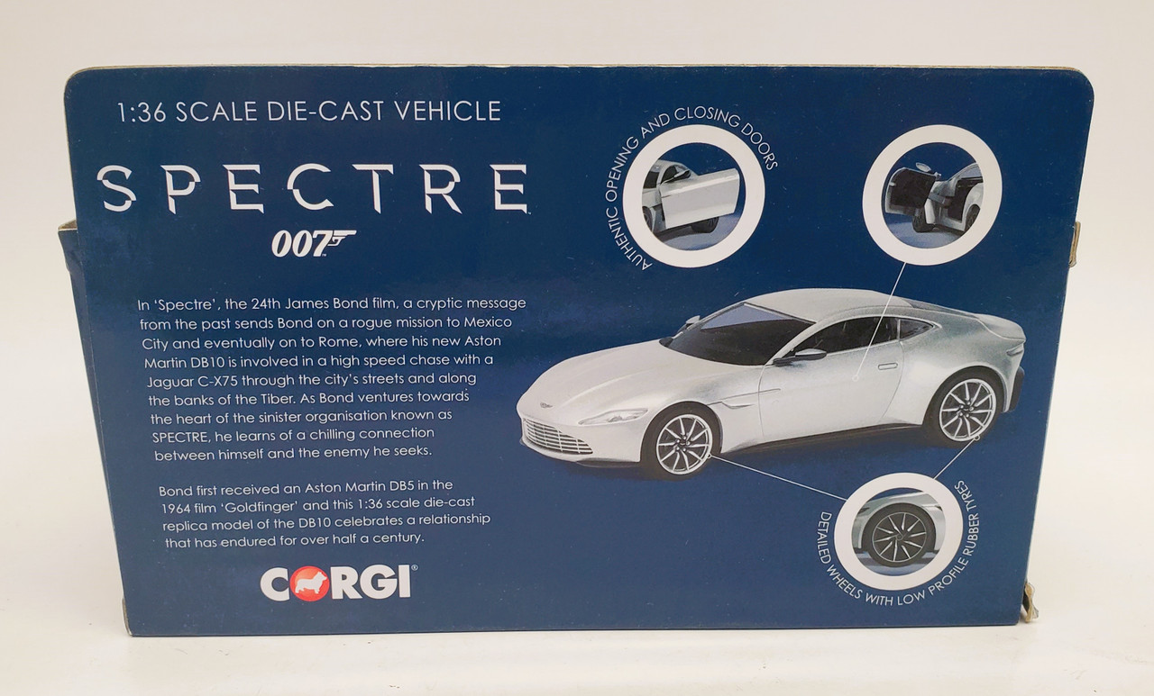 James Bond: Spectre 007's Aston Martin DB10 replica movie model